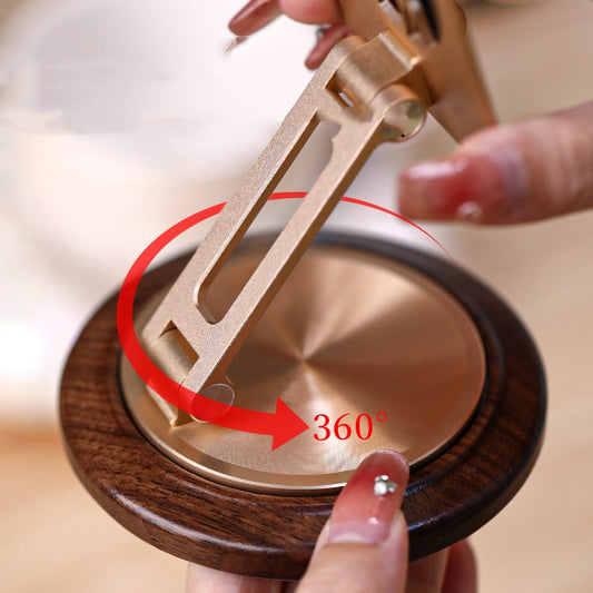 Wooden Base Mobile Phone Holder